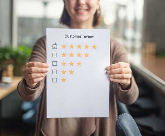 Customer reviews